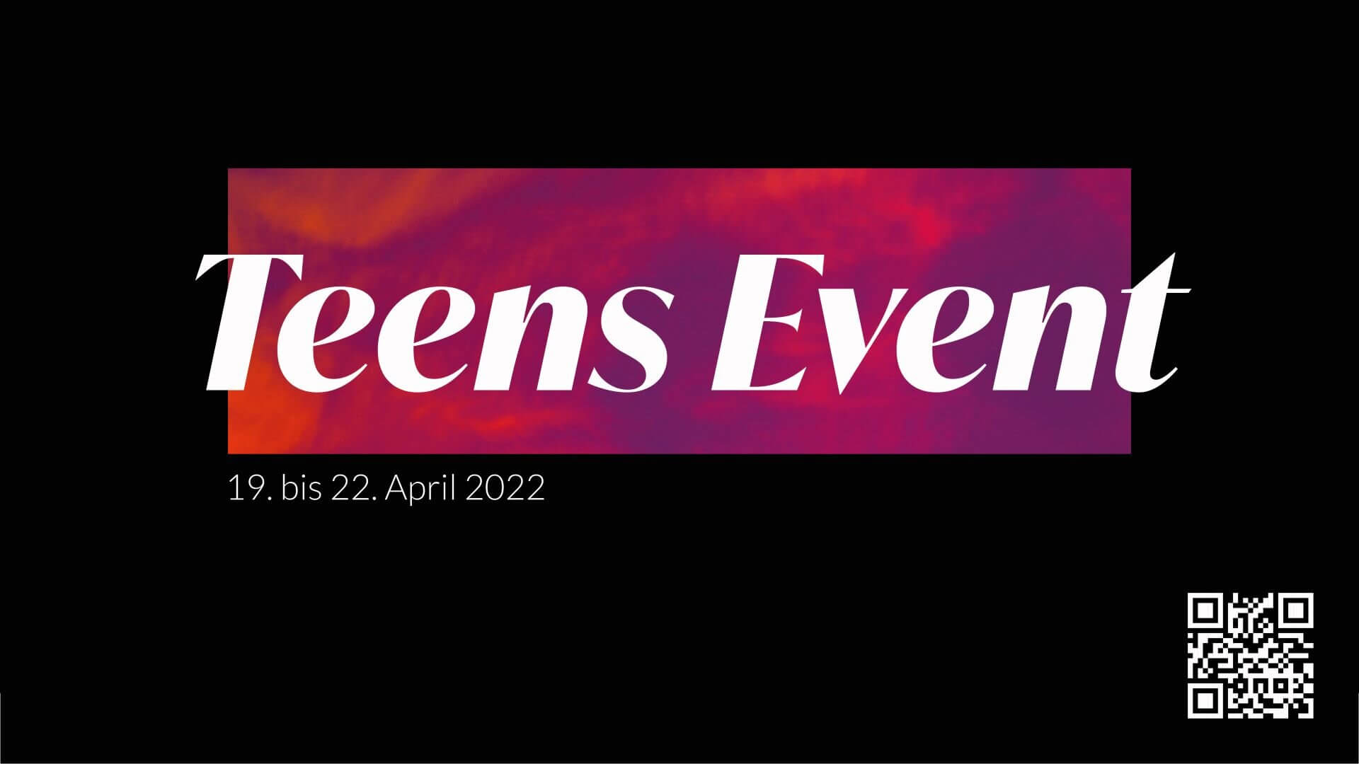 Teens Event Slide
