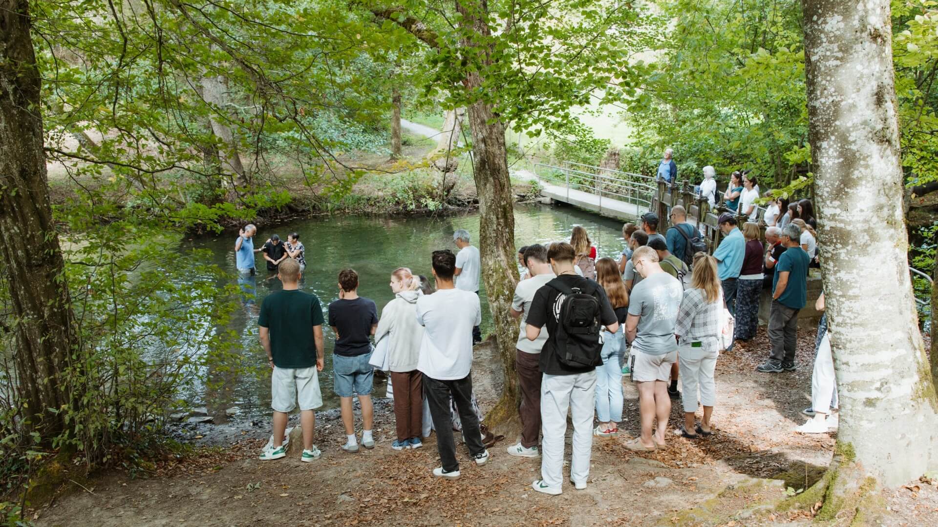 Bei besten Bedingungen durften wir am 20. September eine weitere Taufe miterleben.